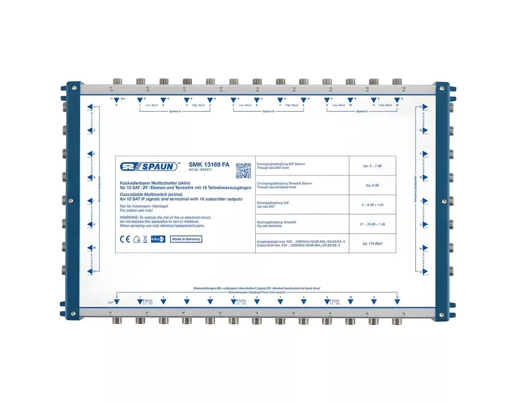 Spaun SMK 13169 FA SAT Kaskade aktiv-Artikelnummer-080 842474-von-Spaun