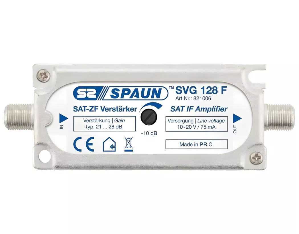 Spaun SVG 128 F SAT ZF Verstärker ferngespeist-Artikelnummer-080 821006-von-Spaun