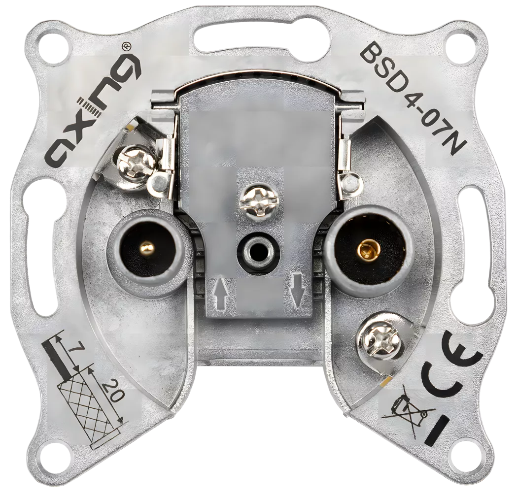 Axing BSD 4-07N CATV-Durchgangsdose 7 dB | 5…1006 MHz-Artikelnummer-056 000 71-von-Axing