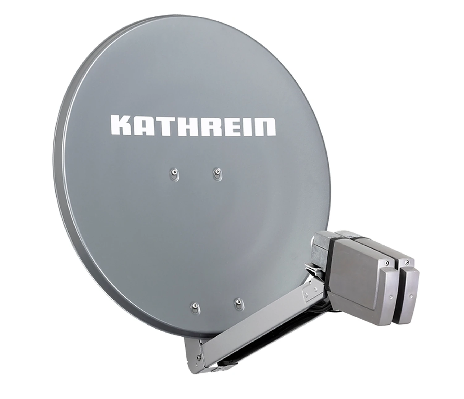 Kathrein Komplettset CAS 80gr Sat-Antennen grau für 4 Teilnehmer-Artikelnummer-040 999 01-von-Kathrein