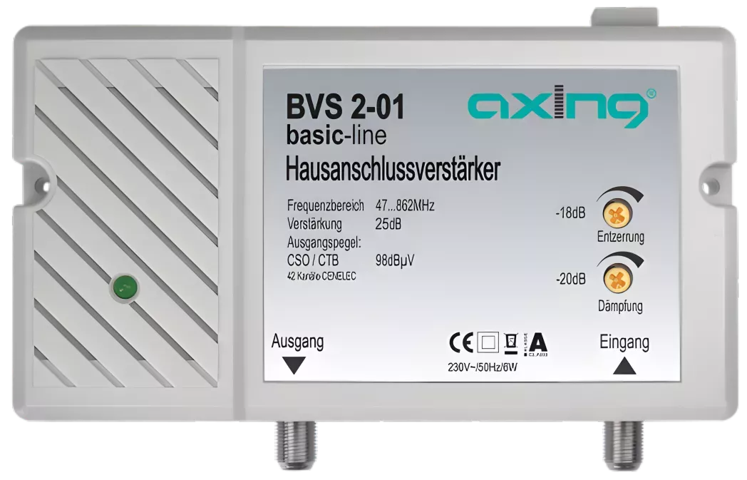 Axing BVS 2-01 CATV-Verstärker 25 dB-Artikelnummer-058 002 28-von-Axing