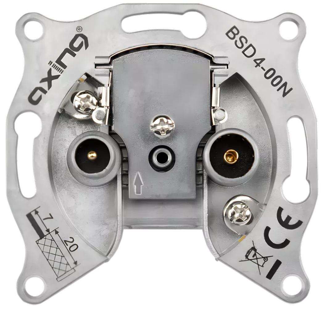 Axing BSD 4-00N CATV-Stichleitungsdose 5…1006 MHz-Artikelnummer-056 000 70-von-Axing
