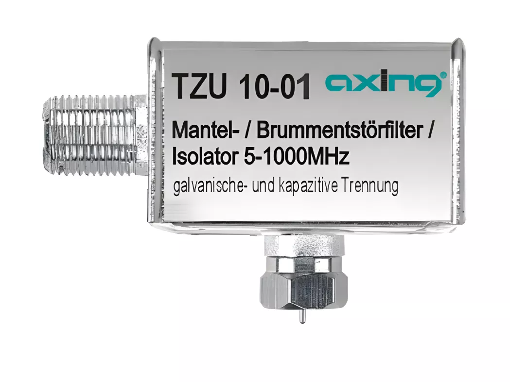 Axing TZU 10-01 Mantelstromfilter | F-Buchse | F-Stecker-Artikelnummer-058 003 65-von-Axing