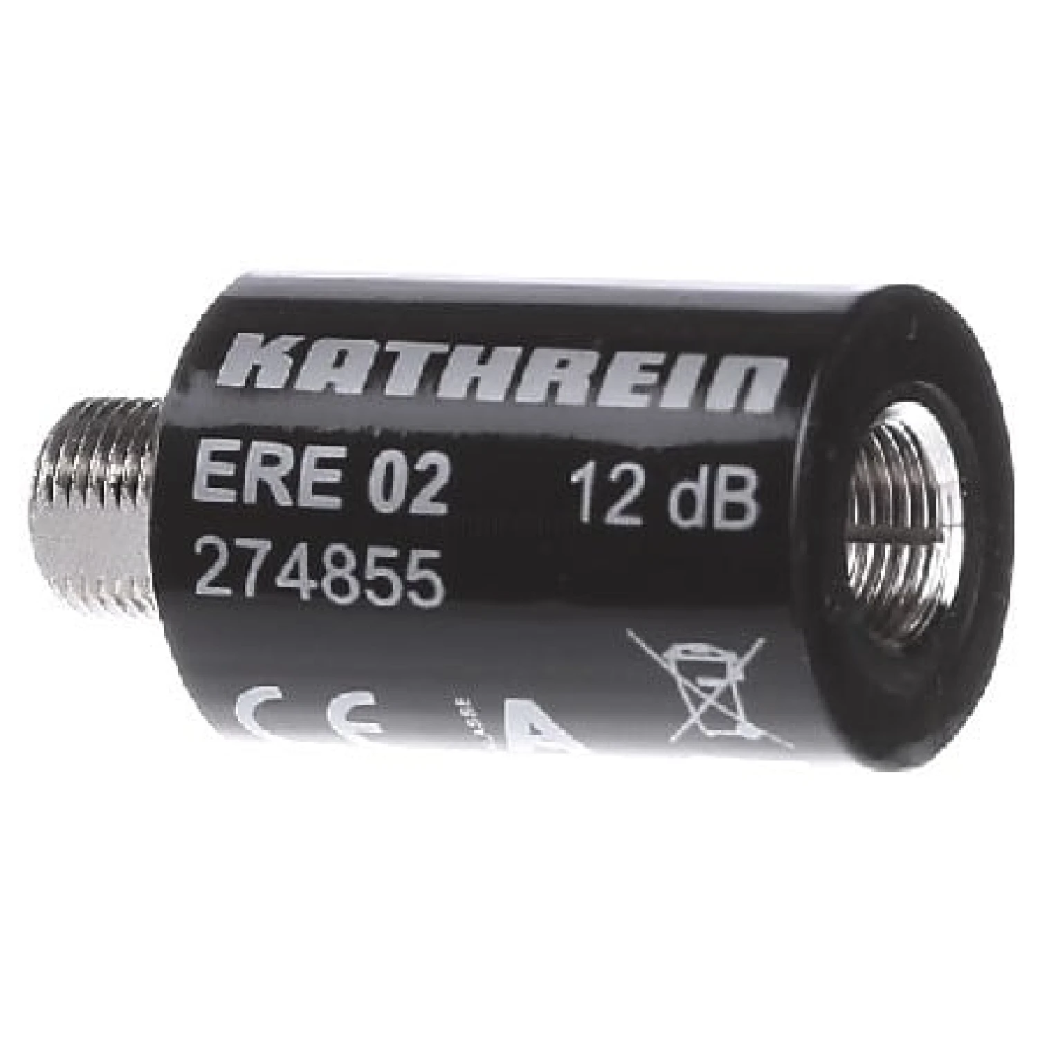 Kathrein ERE 02 SAT F-Dämpfungsglied 12 dB Kathrein ERE 02 SAT F-Dämpfungsglied 12 dB-Artikelnummer-086 274855-von-Kathrein