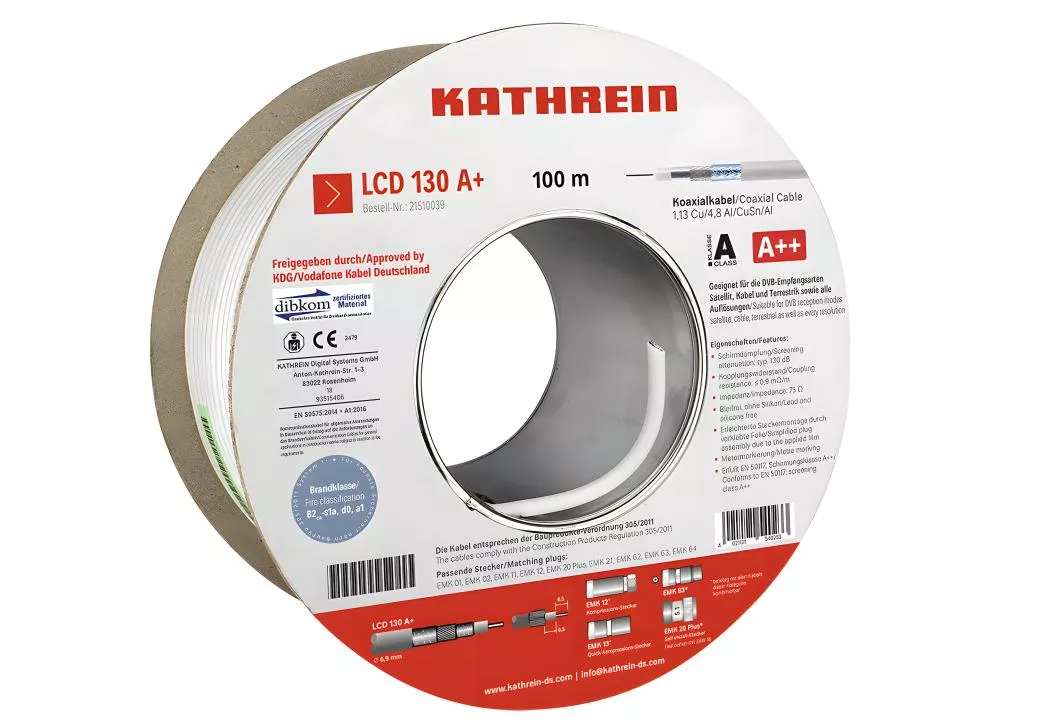 Kathrein LCD 130 Koaxkabel -100m-Artikelnummer-0861510039-von-Kathrein