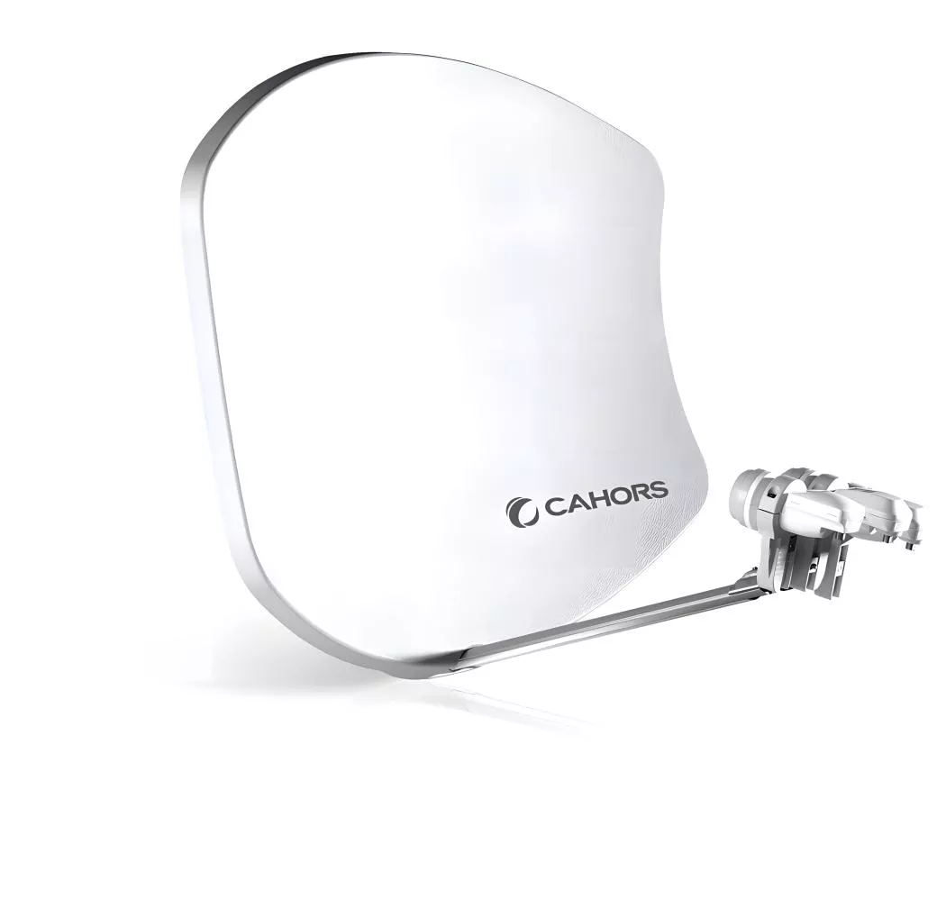 Cahors Pack Parabole Satellite Fibre Composite Gris Anthracite SMC 80cm LNB Quad 4K Cahors Pack Parabole Satellite Fibre Composite Gris Anthracite SMC 80cm LNB Quad 4K