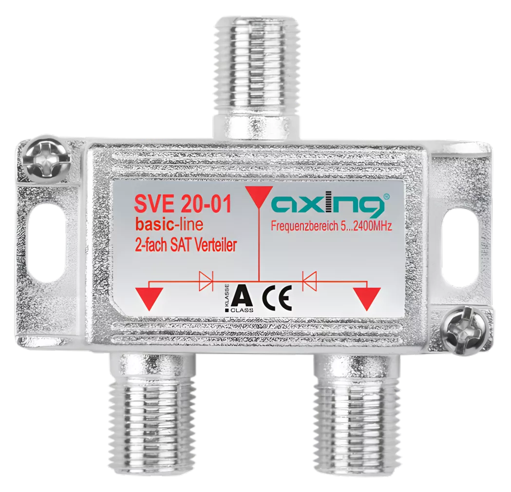 Axing SVE 20-01 2-fach SAT-Verteiler | 5…2400 MHz-Artikelnummer-061 003 38-von-Axing