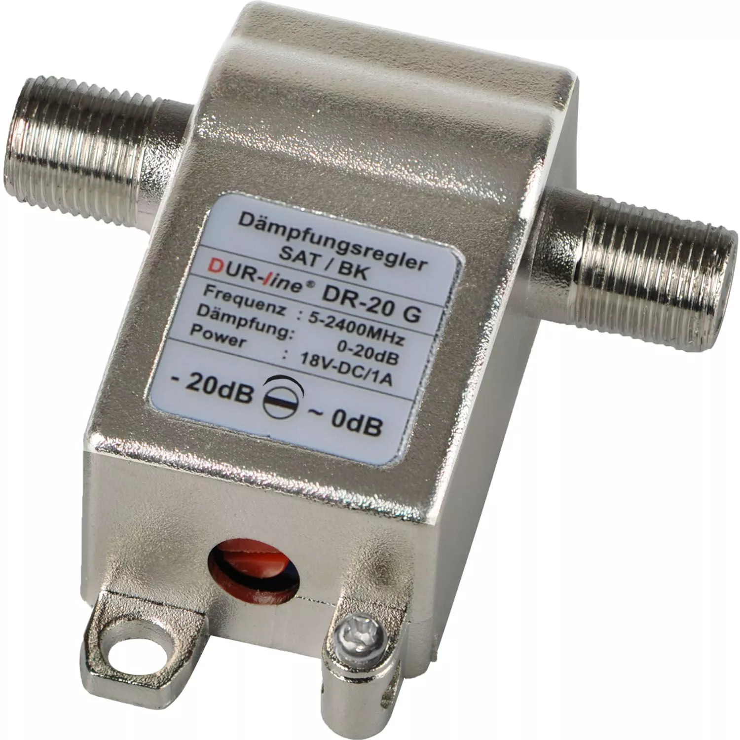 DUR-line DR 20G SAT/BK Dämpfungsregler 20dB-Artikelnummer-058 002 80-von-DUR-line