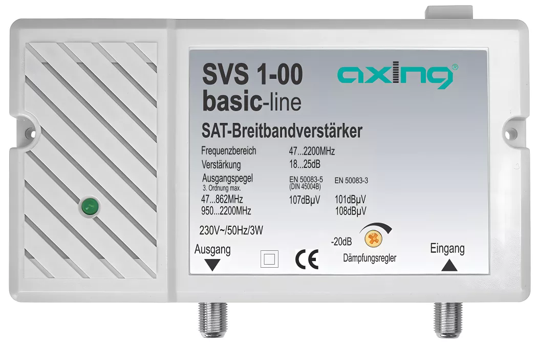 Axing SVS 1-00 SAT-Breitbandverstärker Axing SVS 1-00 SAT-Breitbandverstärker-Artikelnummer-058 003 99-von-Axing