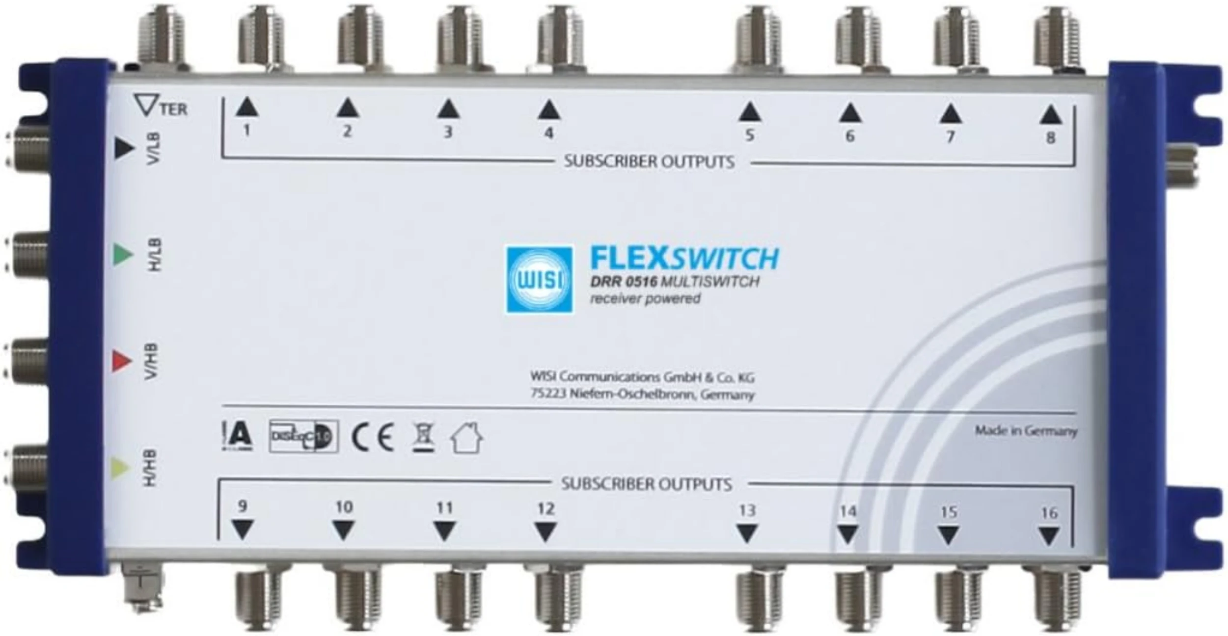WISI DRR 0516 Multischalter 5 in 16-Artikelnummer-105 749 74-von-WISI