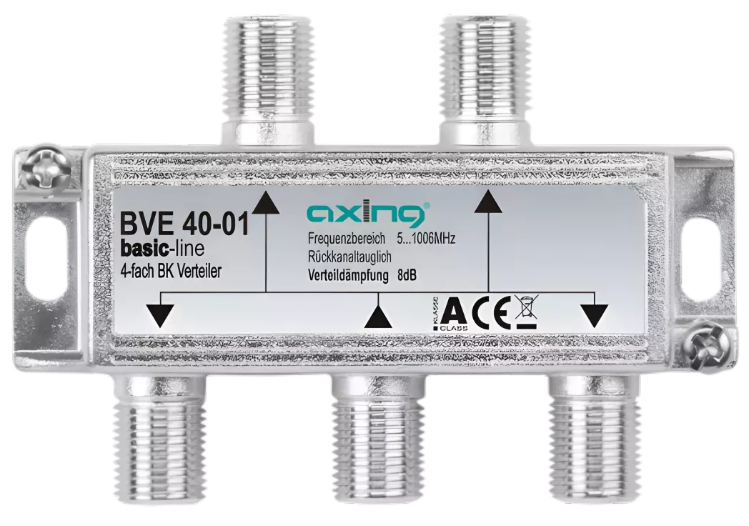 Axing BVE 40-01 4-fach Verteiler | 5…1006 MHz-Artikelnummer-061 003 12-von-Axing