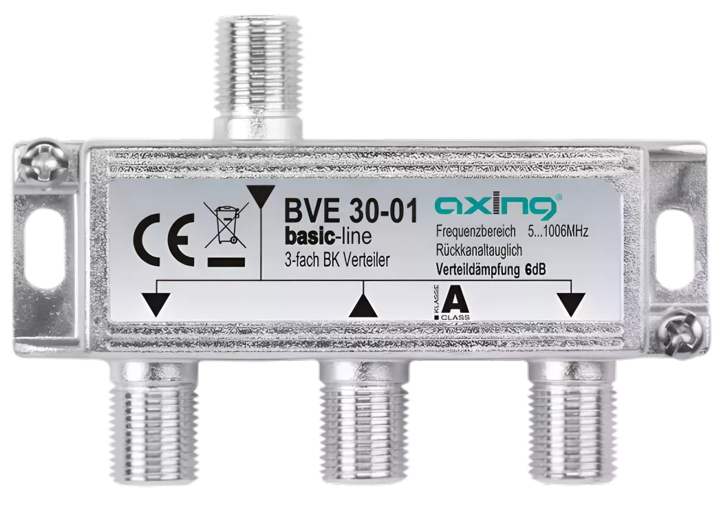 Axing BVE 30-01 3-fach Verteiler | 5…1006 MHz-Artikelnummer-061 003 11-von-Axing